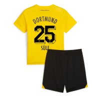 Borussia Dortmund Niklas Sule #25 Hemmadräkt Barn 2023-24 Kortärmad (+ Korta byxor)